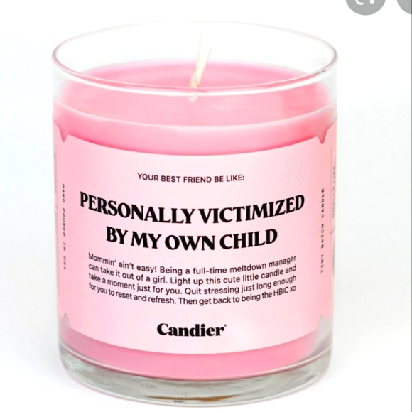 ❤️BUY 5 GET 3 FREE  PERSONALITY VICTIMIZED BY MY OWN CHILD CANDLE - Picture 1 of 6